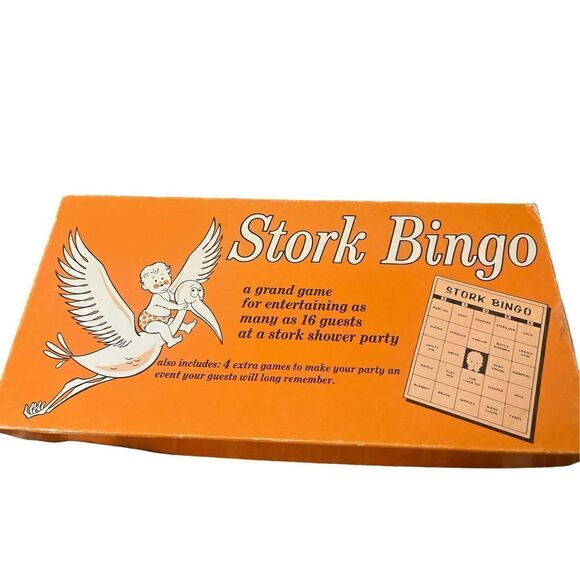 Vintage game Stork Bingo Leister Game Co - Picture 1 of 6